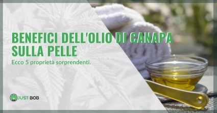 Benefici dell’olio di canapa sulla pelle