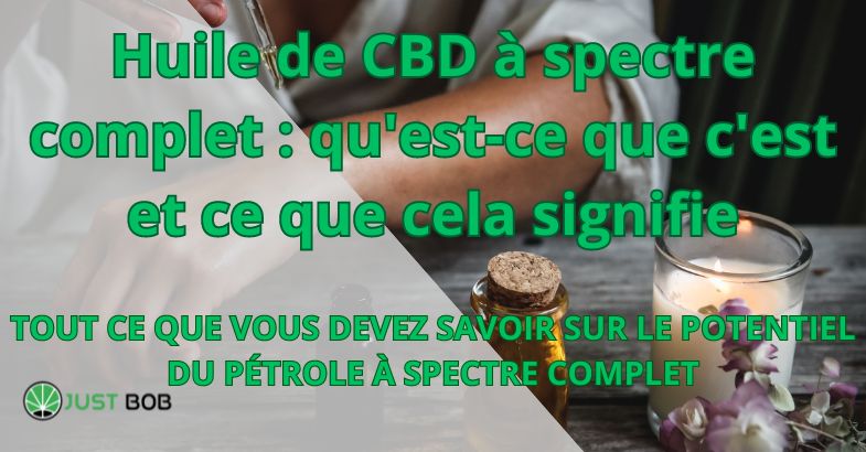 Huile de CBD à spectre complet