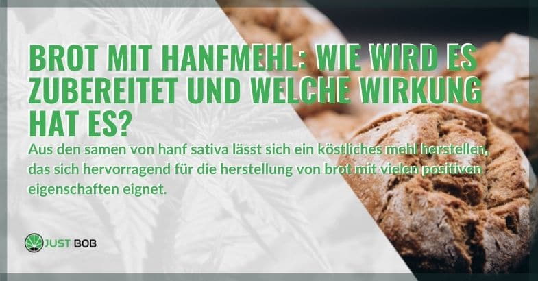 Zubereitung von Brot mit Hanfmehl: Wie macht man es? ﻿